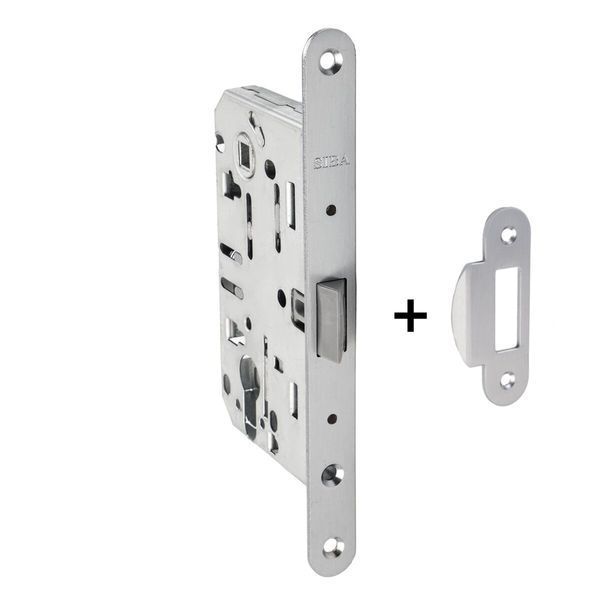 SIBA Механизм бесшумный PZ SB8550 (Evolution), матовый хром MSC + SP4