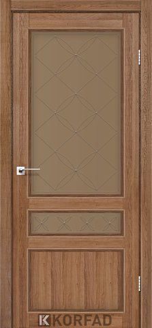 Дверне полотно CLASSICO CL-05, 800 х 2000, Дуб браш (скло бронза), М 1 2000000048314 фото