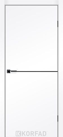 Каркасно-щитовая дверь DECO LOFT PLATO DLP-01, 800 х 2000, Super PET аляска, Черная, S/P 2000000130200 фото