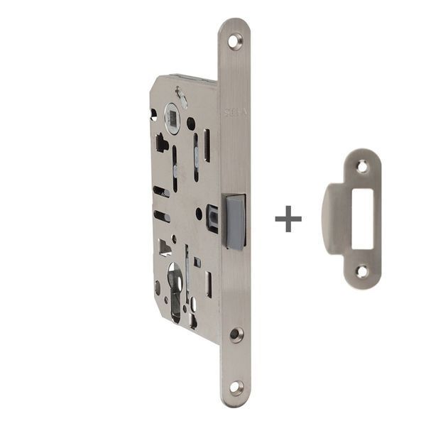 SIBA Механизм бесшумный PZ SB8550 (Evolution), матовый никель SN + SP4