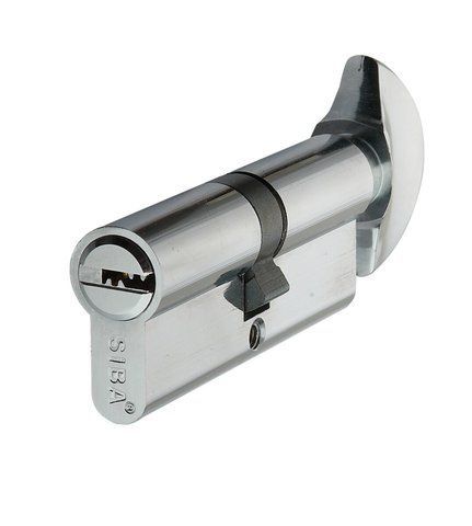 SIBA Циліндр 90 мм (60х30T) кл-пов 5 кл, хром 12190/BTК