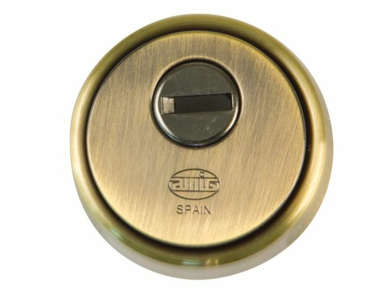 Amig Броненакладка цилиндра мод.30 - &Oslash;65 mm (литое кольцо) антик